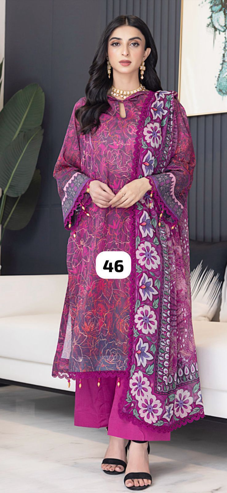 Digital Printed Lawn ALZOHAIB